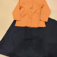 UNIQLO レディース 長袖トップス オレンジ Mサイズ