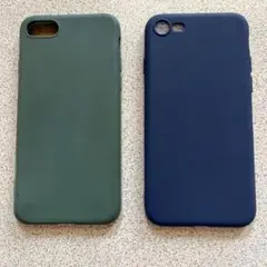 iPhone 7/8用ソフトケース2個セット