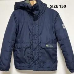 LOGOS(ロゴス) 中綿ボリュームフードジャケット ネイビー　150