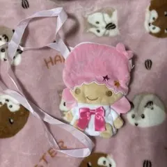 リトルツインスターズ　ぬいぐるみポシェット　ララおすわり