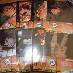 一番くじ　鬼滅の刃　Ｈ賞ミニビジュアルポスター８種セット