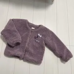 120㎝　SKAPEラベンダー ファージャケット リボン付きのサムネイル