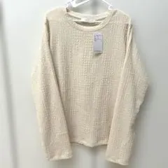 Samansa Mos2 blue プルオーバー　新品