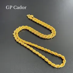 希少・スペイン製】CADOR ヴィンテージ デザインネックレス K18GP 