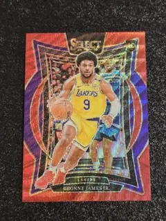 Bronny James RC Red Wave Prizm Select