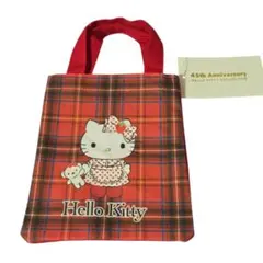レトロ◆タグつき新品◆ハローキティ展/ミニバッグ/イチゴ
