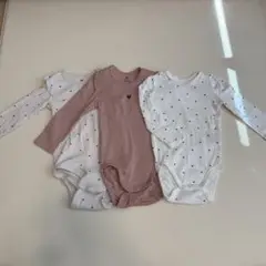 H&Mロンパース3点セット　ハート