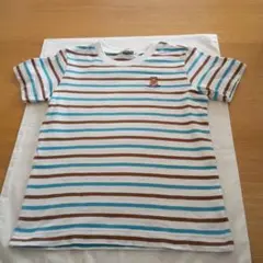 ミキハウス　Tシャツ　ストライプ　120センチ