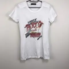 美品 ディースクエアード 半袖Tシャツ レディース ホワイト サイズM