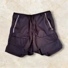 Nike 黒 ストライプ ランニングショーツ パンツ