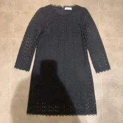 dazzlin レースワンピース　7分袖　ワンピース黒　2次会