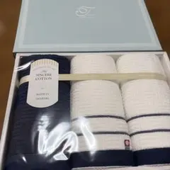 The SINCERE COTTON フェイスタオル 3枚セット 今治タオルのサムネイル