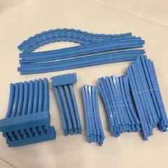 プラレール レール部品セット 青 40本