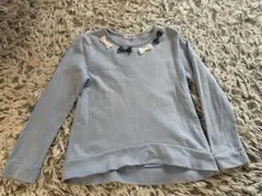 べべ・SLAP SLIP リボン装飾 トレーナー130cm