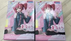 重音テト ちょこのせ プレミアム フィギュア テト　2個セット