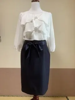 切り替えワンピース　セットアップ風