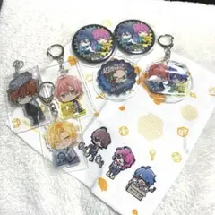 【ヒプマイ】　アクリルキーホルダー&缶バッジ&ミニタオル　8点セット