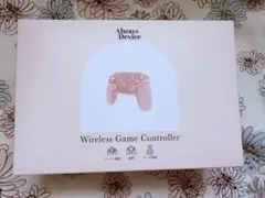 3COINS Switch用　ワイヤレスゲームコントローラー　PK ピンク