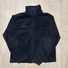 90s Columbia ブラック フリースジャケット