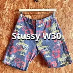 希少【stussy】32/グレンチェック/ワイド スラックス パンツ - メルカリ