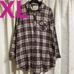 CLOSSHI しまむら 大きいサイズ XL シャツ・コットン 綿100%・長袖
