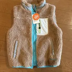 未使用　beams mini モコモコ　リバーシブルベスト