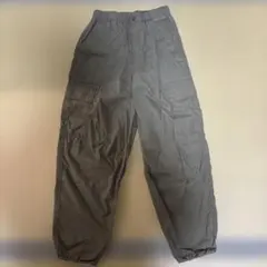 UNIQLO カーキ　カーゴパンツ 160