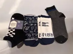 メンズソックス　25〜27㎝　6足セット