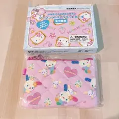 サンリオキャラクターズ ウサハナ シークレットミニフラットポーチ キルト