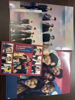 Sixtones クリアファイル 2枚セット　シール2枚セット