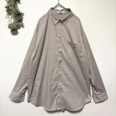 モノマート｜美品✨ビッグシルエットチェックシャツ｜胸元刺繍｜オーバーサイズ｜Lのサムネイル