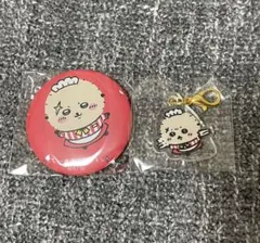 ちいかわ　レストラン マット缶バッジ　アクリルチャーム ラッコ　新品未開封