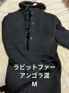 ブラックファー付きコート