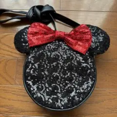 ディズニー　ミニーマウス　スパンコール　ショルダーバッグ