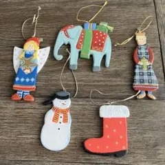 ドイツ　Ihr木製 クリスマスオーナメントセット