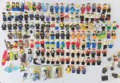 レゴ正規品 ミニフィグ 144体+8 シティ ポリス ダイバー 冒険 ファラオ他