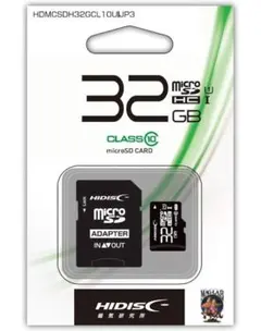 HIDISC 32GB microSDカード Class 10