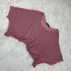 ビッキー VICKY COUTURE 変形カットソー tシャツピンク サイズ2のサムネイル