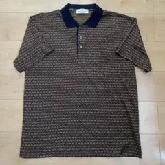 VALENTINO ポロシャツ ヴィンテージ　幾何学柄　90s バレンティノのサムネイル