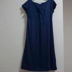 NATURAL BEAUTY BASIC ネイビーワンピース