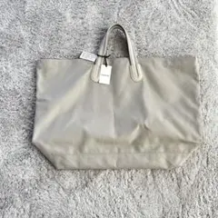 未使用美品★NOMADIS★日本製ラージトート★ライトグレー