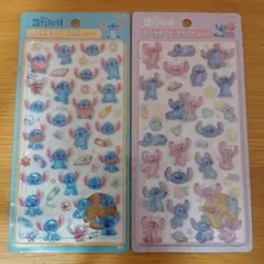 正規品　スティッチ　ボンボンドロップシール　ディズニー　2種セット　匿名配送