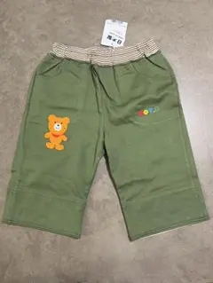 ミキハウス　ホットビスケッツ　6分丈パンツ　100