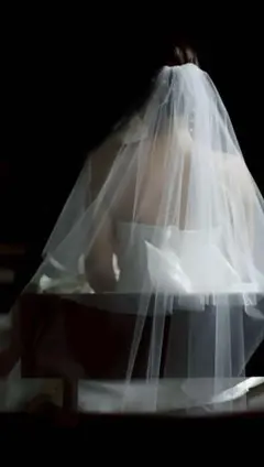 ウェディングベール（ロング）120センチ