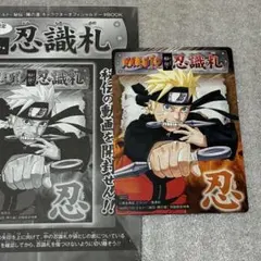 s*r様 【初版限定特典】NARUTO ナルト 秘伝・陣の書 忍識札 非売品