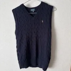 Polo by Ralph Lauren 150㎝紺色Vネック ベスト