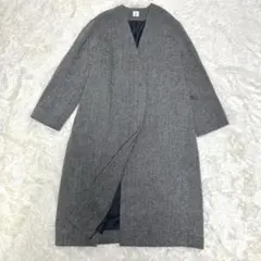 完売品　美品　6 beauty&youth ヘリンボーン　ノーカラーコート