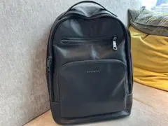 COACH ブラックレザーリュックのサムネイル