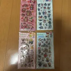ズートピア ディズニー　トイストーリー　スティッチ　3Dシール　立体シール　4枚