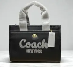 COACH カーゴ トートバッグ 26 2way レザー　ブラック　黒